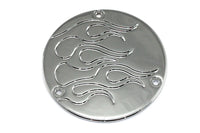HARLEY FLAME Zündungsdeckel Chrom Passend für 1970-1984 FL, 1971-1984 FX, 1984-1998 FXST, 1986-1998 FLS