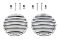 HARLEY Blinkerglas-Gitter-Set Chrom Passend für 1986-2009 FLT, 1986-2009 FLST,
