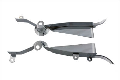 HARLEY Saddlebag Filler Panel Kit Chrome fits 2006-2008 FLHX,