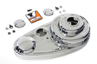 HARLEY Chrom 45 Zoll äußerer Primärdeckel-Kit passend für 1941–1963 G, 1941–1952 W,