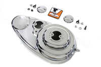 HARLEY Chrom 45 Zoll äußerer Primärdeckel-Kit passend für 1941–1963 G, 1941–1952 W,