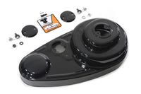 HARLEY Black 45 Zoll äußerer Primärdeckel-Kit Passend für 1941-1963 G, 1941-1952 W,