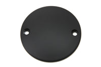 HARLEY Schwarze glatte, gewölbte Zündungsabdeckung Passend für 1970-1984 FL, 1971-1985 FX, 1984-1998 FXST,
