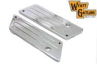 HARLEY Wyatt Gatling Milled Saddlebag Face Plate fits 1993-UP FLT,