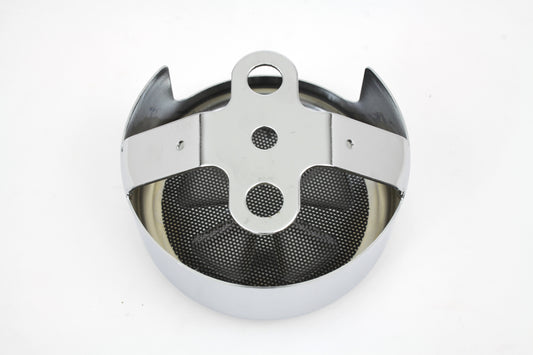 HARLEY Spoke Style Round Horn Cover Chrome Fits 1993-UP FLT,   1993-UP XL,   1993-2017 FXD,   1993-U