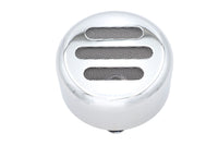 HARLEY Slotted Style Round Horn Cover Chrome Fits FLT 1993-UP,   XL 1993-UP,   FXST 1993-UP,   FLST