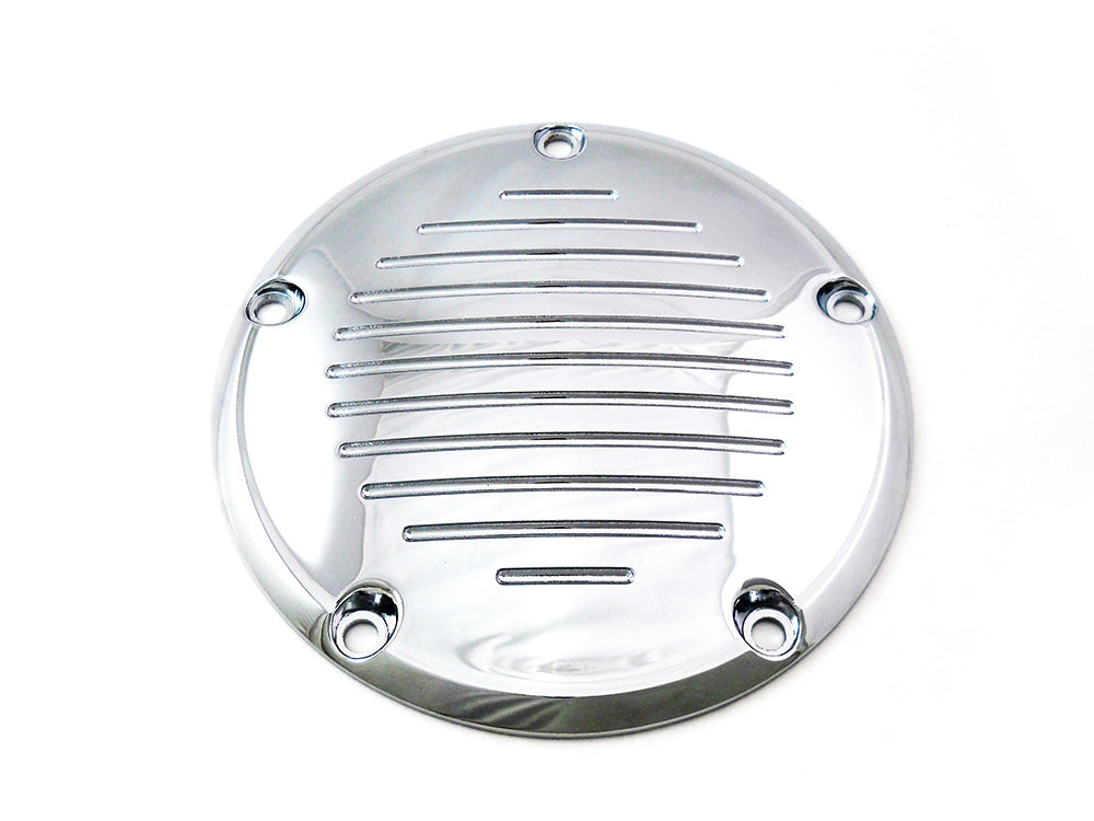 HARLEY Chrom geriffelt 5-Loch Derby-Cover passend für 1999-2015 FLT,   1999-2018 FLST,   1999-2018 FXST,   1