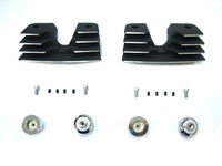 HARLEY Zylinderkopfschrauben- und Zündkerzenabdeckungs-Set Schwarz Passend für 1999-2016 FLT, 1999-2017 FXD, 2000-UP FLST,