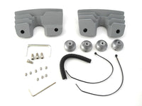 HARLEY Zylinderkopf- und Zündkerzenabdeckungssatz Silber Passend für 1999-2006 FLT, 1999-2006 FXST, 1999-2006 F