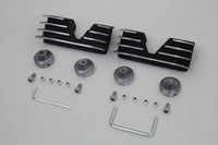 HARLEY Zylinderkopfschrauben- und Zündkerzenabdeckung-Kit Schwarz Passend für 2004-UP XL,