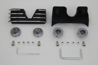 HARLEY Zylinderkopfschrauben- und Zündkerzenabdeckung-Kit Schwarz Passend für 2004-UP XL,