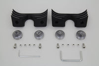 HARLEY Zylinderkopfschrauben- und Zündkerzenabdeckung-Kit Schwarz Passend für 2004-UP XL,