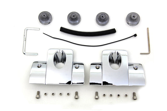 HARLEY Head Bolt and Spark Plug Cover Kit Chrome Fits 2004-UP XL,