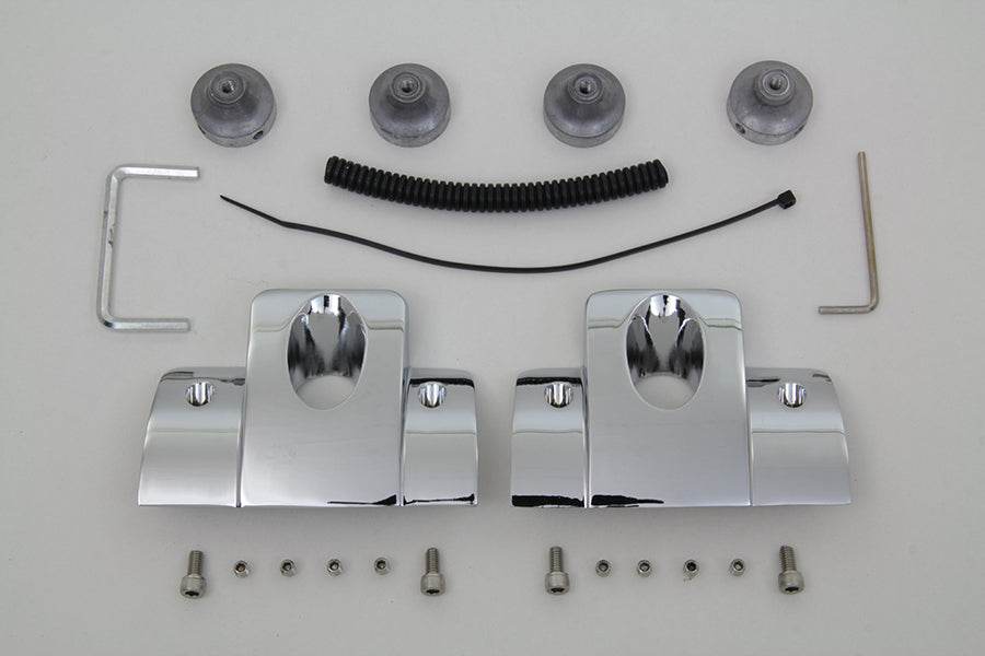 HARLEY Kopfschrauben- und Zündkerzenabdeckung Chrom passend für 2004-UP XL,