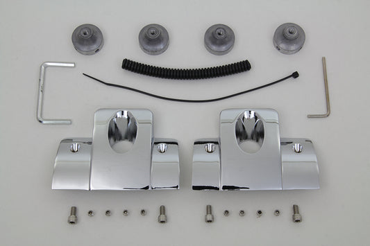 HARLEY Head Bolt and Spark Plug Cover Kit Chrome Fits 2004-UP XL,