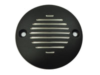 HARLEY Geriffelter Zündungsdeckel 2-Loch Schwarz Passend für 1970-1984 FX, 1970-1984 FL, 2004-UP XL,