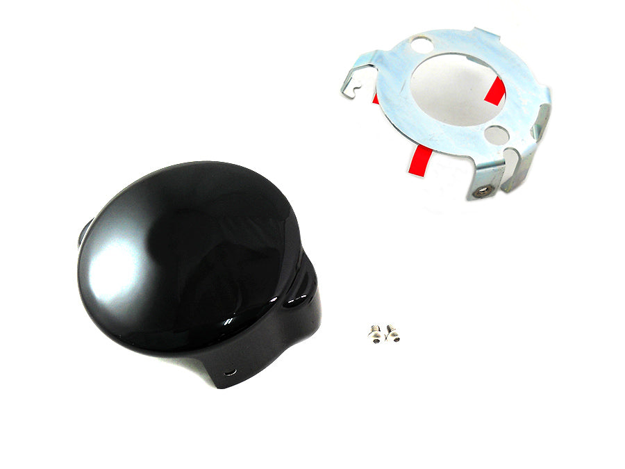 HARLEY FLT Anlasser Enddeckel Kit Schwarz Passend für 2017-UP FLT,