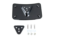 HARLEY Kennzeichenhalter gebogen Liegend, Schwarz, passend für 1973-1984 FX, 1973-1984 FL, ab 1973