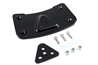 HARLEY Kennzeichenhalter gebogen Liegend, Schwarz, passend für 1973-1984 FX, 1973-1984 FL, ab 1973
