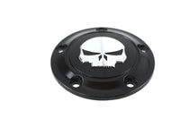 HARLEY Skull Ignition System Cover 5-Hole Black fits 1999-UP FLST,   1999-UP FXST,   1999-2017 FXD,   1999-2015 FLT,