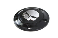 HARLEY Skull Ignition System Cover 5-Hole Black fits 1999-UP FLST,   1999-UP FXST,   1999-2017 FXD,   1999-2015 FLT,