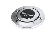 HARLEY Skull Ignition System Cover 2-Hole Chrome fits 1984-1998 FXST,   1986-1998 FLST,   1982-1994 FXR,   1982-1994 FXR,   2004-UP XL,   1991-1998 F
