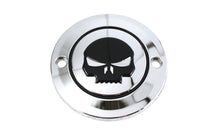 HARLEY Skull Ignition System Cover 2-Hole Chrome fits 1984-1998 FXST,   1986-1998 FLST,   1982-1994 FXR,   1982-1994 FXR,   2004-UP XL,   1991-1998 F