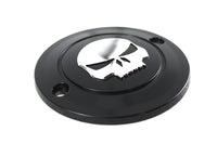 HARLEY Skull Ignition System Cover 2-Hole Black fits 1984-1998 FXST,   1986-1998 FLST,   1982-1994 FXR,   1982-1994 FXR,   2004-UP XL,   1991-1998 FX