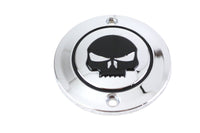 HARLEY Skull Ignition System Cover 2-Hole Chrome fits 1971-2003 XL,