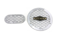 HARLEY Entlüfteter V-Twin Derby- und Inspektionsdeckelsatz Passend für 1991-1998 FXD, 1987-1994 FXR, 1986-1998 FLSTC