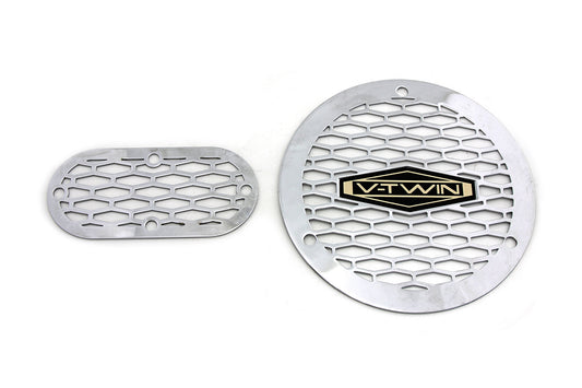 HARLEY Vented V-Twin Derby and Inspection Cover Kit fits 1991-1998 FXD,  1987-1994 FXR,  1986-1998 FLST,  1984-1998 FXST,  1985-1998 FLT,  1979-1984 FLT,  1971-1984 FX,  1970-1984 FL,