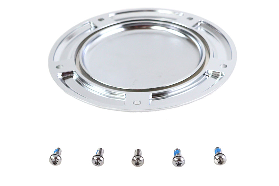 HARLEY 5-Loch Derby-Deckel Chrom Passt für 2016-UP FLT,