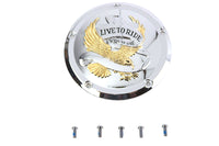 HARLEY 5-Loch Derby-Cover Goldeinlage Passend für 2016-UP FLT,