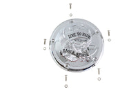 HARLEY Eagle Spirit Derby Cover Chrom Passend für 2018-UP FXST, 2018-UP FLST, 2017-UP FLT,