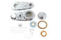 HARLEY Chrom Primär-Cover-Kit Passt für 1941-1954 FL, 1941-1952 EL,