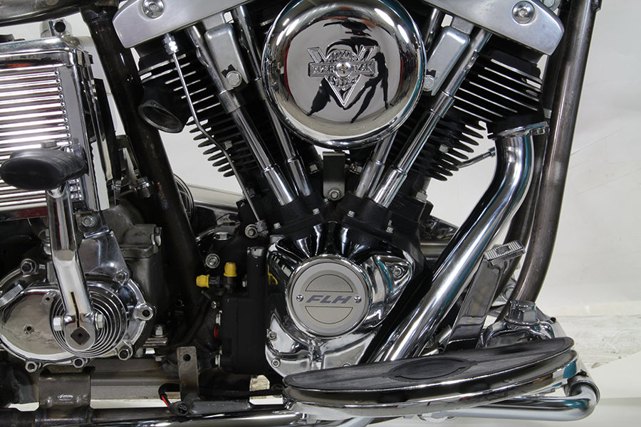 HARLEY FLH Zündsystemabdeckung poliert passend für 1970-1984 FL,