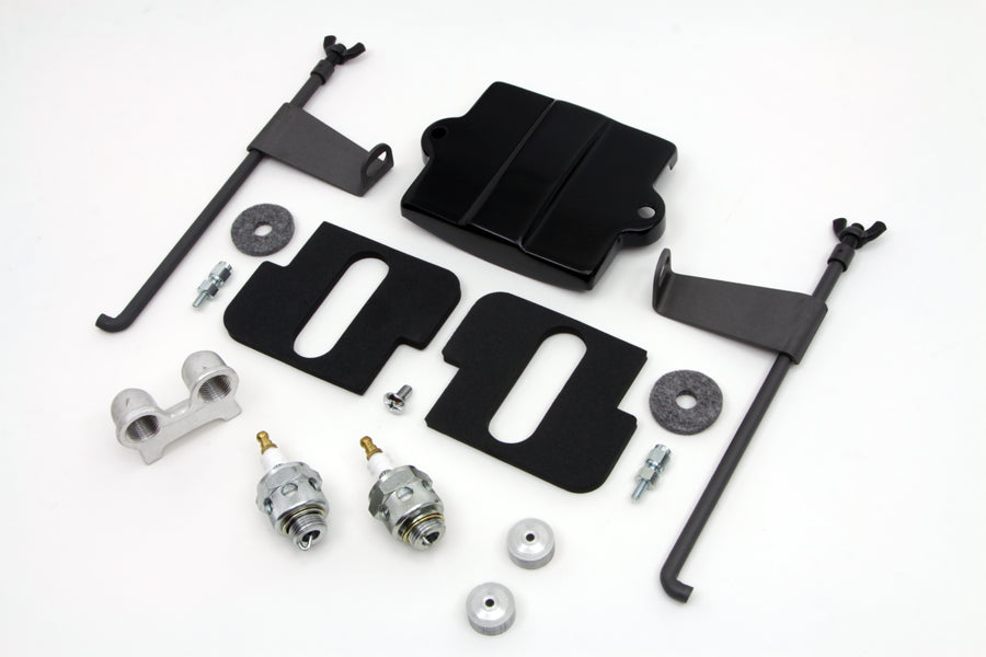 HARLEY Batteriekasten-Oberteil-Kit Passt für 1941-1947 FL, 1936-1947 EL, 1936-1947 UL, 1936-1947 G,