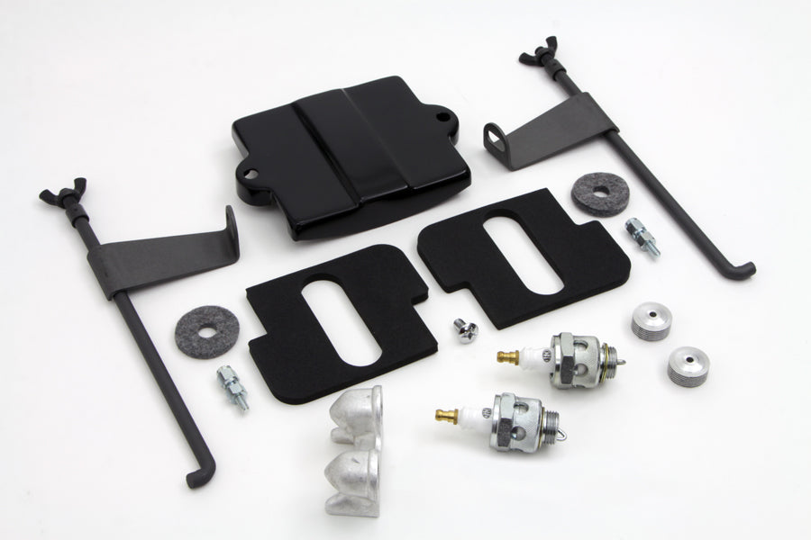 HARLEY Batteriekasten-Oberteil-Kit Passt für 1941-1947 FL, 1936-1947 EL, 1936-1947 UL, 1936-1947 G,