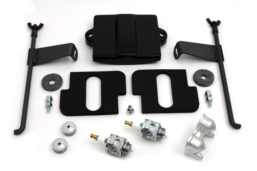 HARLEY Batteriekasten-Oberteil-Kit Passt für 1941-1947 FL, 1936-1947 EL, 1936-1947 UL, 1936-1947 G,