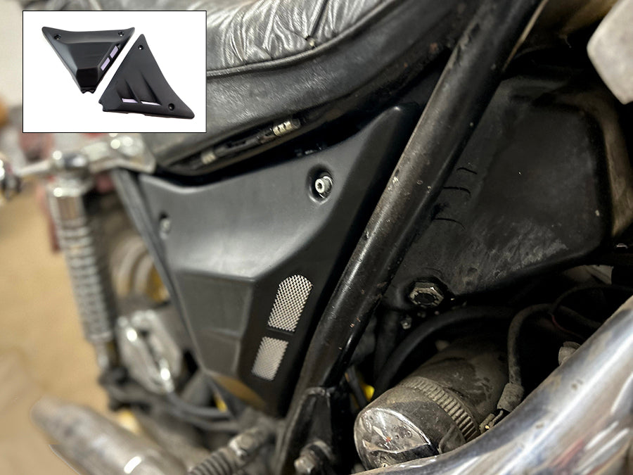HARLEY FXR Rahmen Seitenverkleidungs-Set belüftet Passend für 1982-1994 FXR,   1982-1994 FXR,