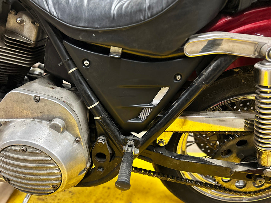 HARLEY FXR Rahmen Seitenverkleidungs-Set belüftet Passend für 1982-1994 FXR,   1982-1994 FXR,