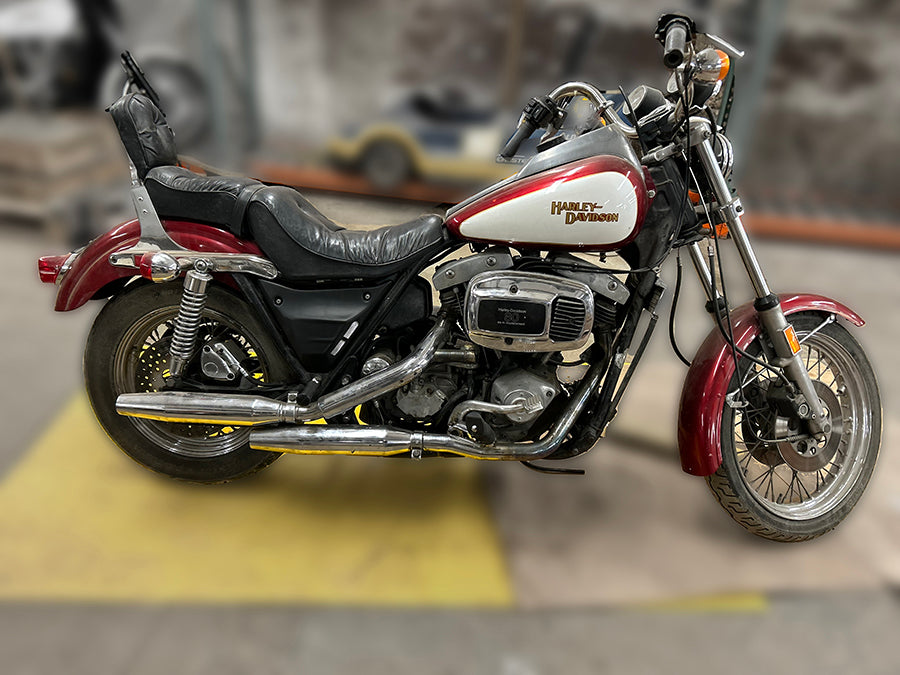 HARLEY FXR Rahmen Seitenverkleidungs-Set belüftet Passend für 1982-1994 FXR,   1982-1994 FXR,