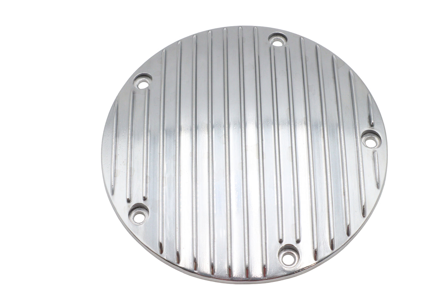 HARLEY 80 Zoll gerippter Derby-Cover Chrom Passend für 1970-1984 FL, 1971-1984 FX, 1984-1998 FXST, 1986