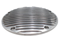 HARLEY 80 Zoll gerippter Derby-Cover Chrom Passend für 1970-1984 FL, 1971-1984 FX, 1984-1998 FXST, 1986