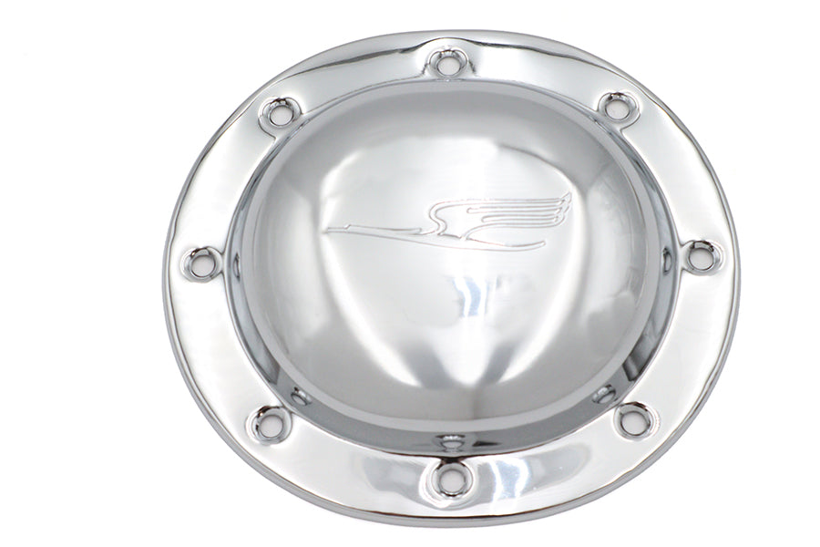 HARLEY Replica Bird Style Derby Cover Chrom Passend für 1936-1940 EL,   1937-1948 UL,   1941-1963 WL,   19