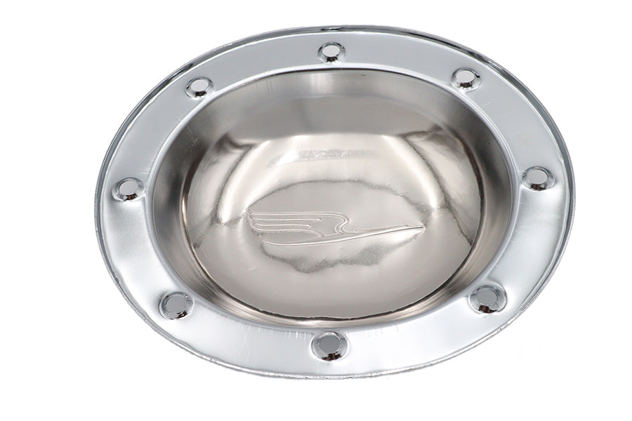 HARLEY Replica Bird Style Derby Cover Chrom Passend für 1936-1940 EL,   1937-1948 UL,   1941-1963 WL,   19