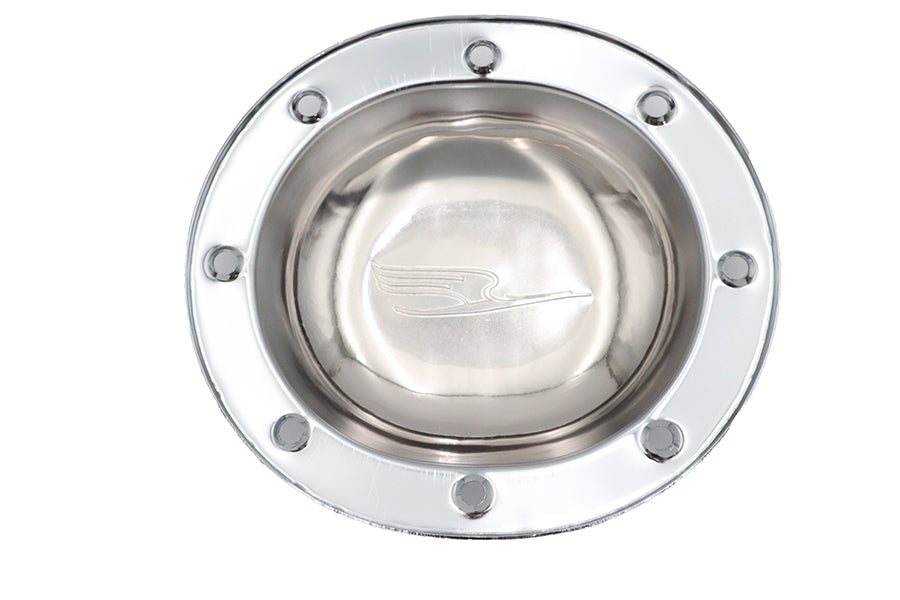 HARLEY Replica Bird Style Derby Cover Chrom Passend für 1936-1940 EL,   1937-1948 UL,   1941-1963 WL,   19