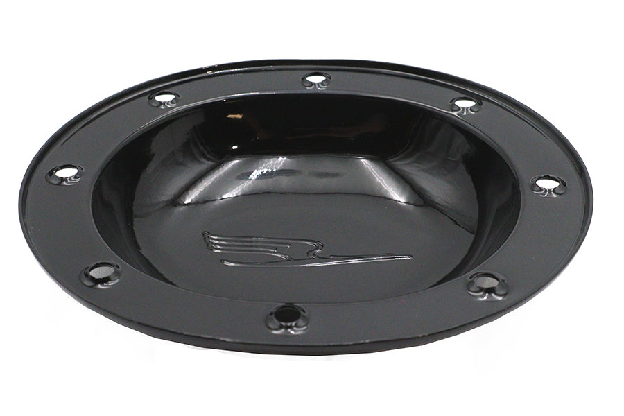HARLEY Replica "Bird Style" Derby Cover Schwarz Passend für 1936-1940 EL,   1937-1948 UL,   1941-1963 WL,   194