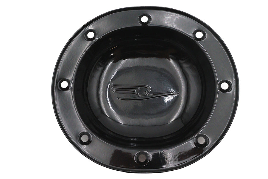 HARLEY Replica "Bird Style" Derby Cover Schwarz Passend für 1936-1940 EL,   1937-1948 UL,   1941-1963 WL,   194