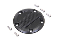 HARLEY Black Air Flow Zündsystemabdeckung Passend für 1999-2017 FXD,   1999-2015 FLT,   1999-UP FXST,   1